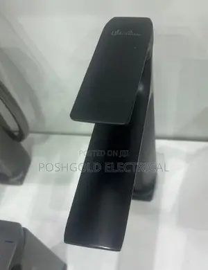 Tall Matte Black Basin Mixer