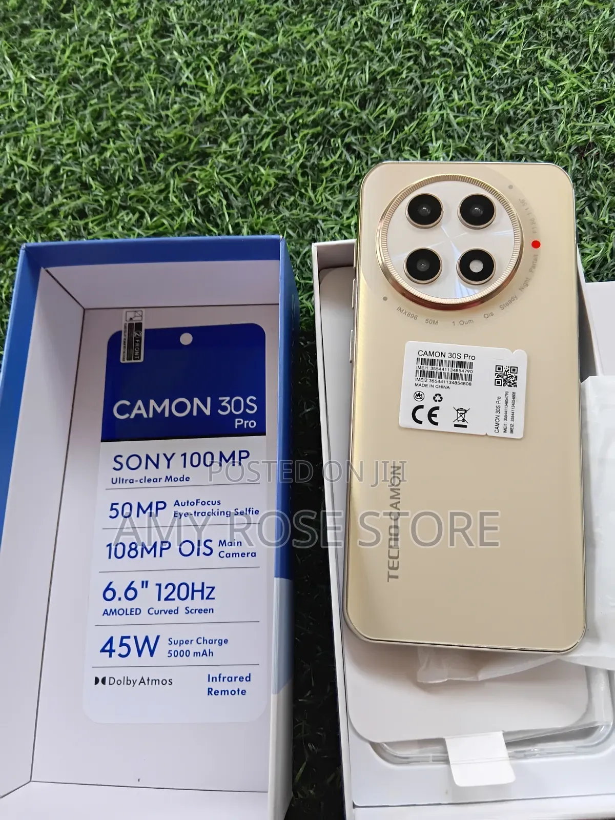 New Tecno Camon 30 Pro 5G 256 GB Gold