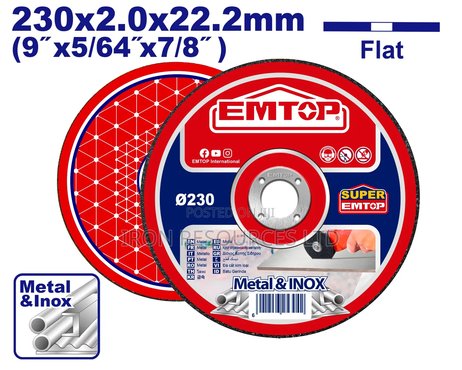 Abrasive Metal Cutting Disc