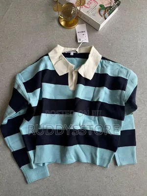 Zr Striped Knit Sweat Top