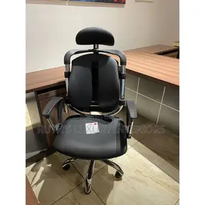 High Quality Kidney Office Chair - Black