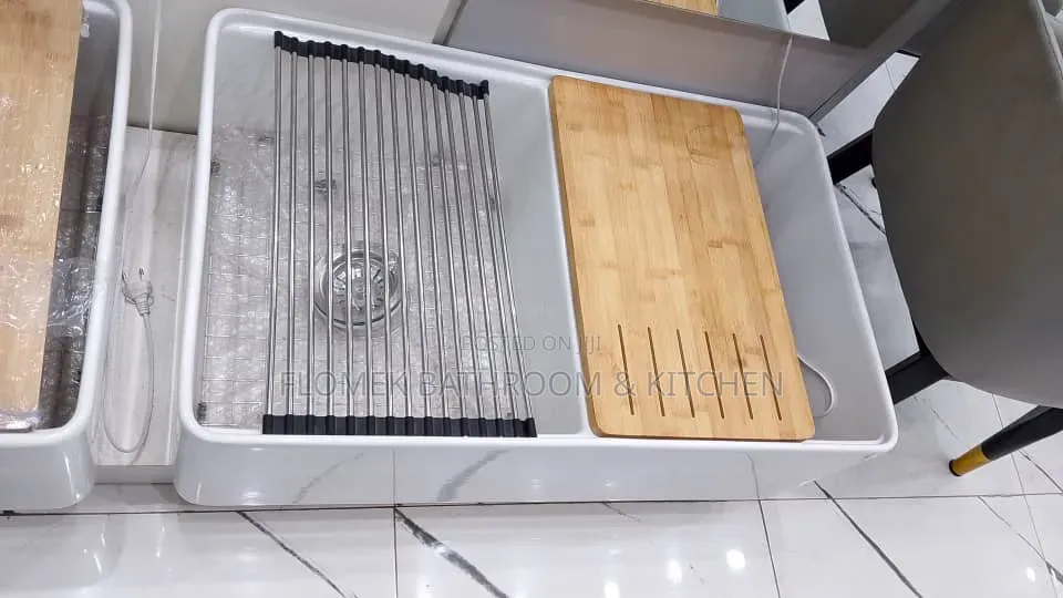 Luxury Multi Functional Acrylic Kitchen Sink With Board and Drainer.