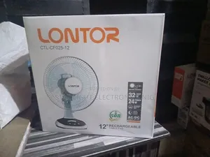 Table Fan Lontor Rechargeable