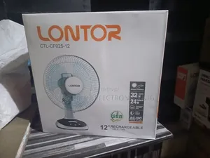 Table Fan Lontor Rechargeable