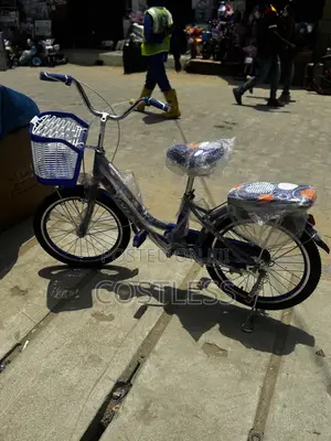 Size 20 Durable Bicycle With Front Basket
