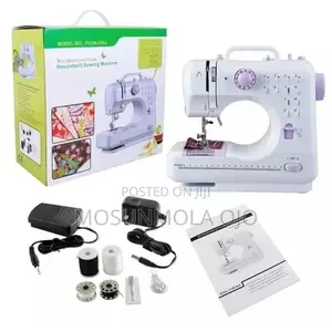 Multifunctional Household Sewing Machine Double Speeds For Art Craft
