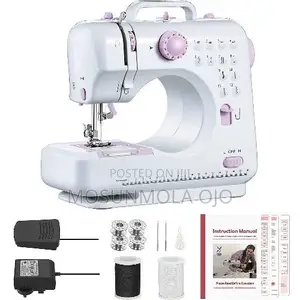 Multifunctional Household Sewing Machine Double Speeds For Art Craft