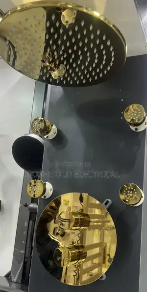 Gold Concealed Shower