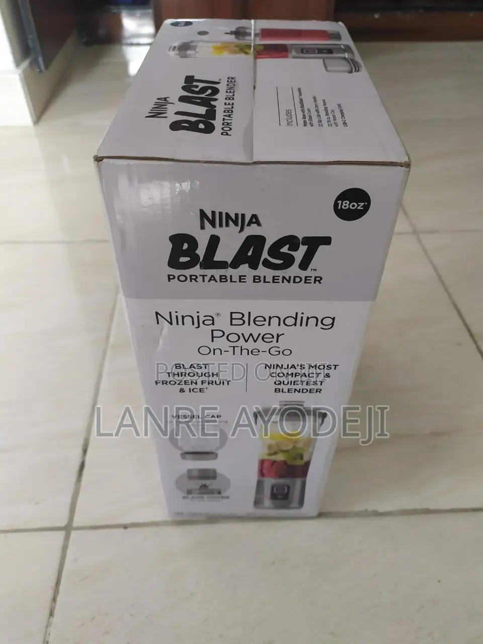 Ninja Portable Blast Blender 530ml X2