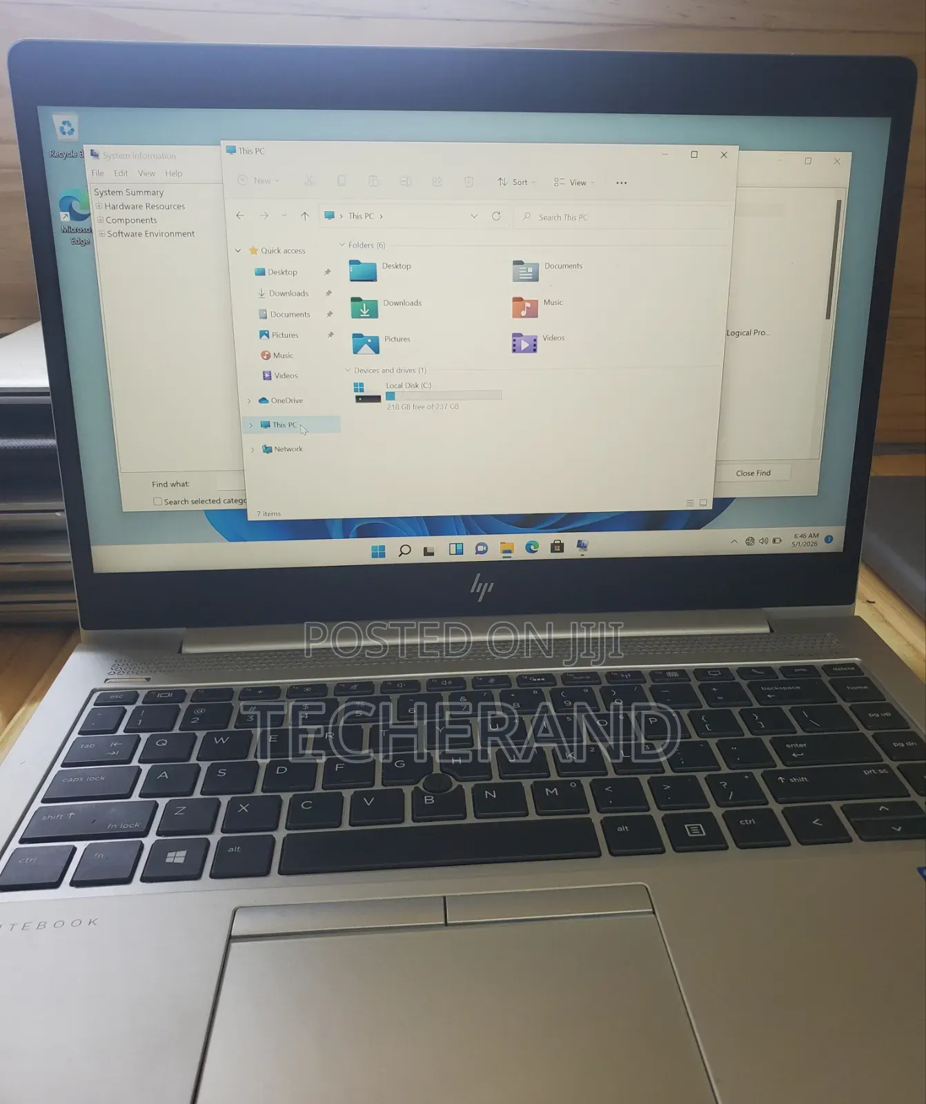 Laptop HP EliteBook 840 G5 8GB Intel Core i5 SSD 256GB