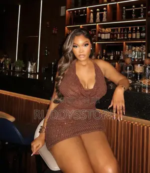 Crystal Rhinestone Backless Dress