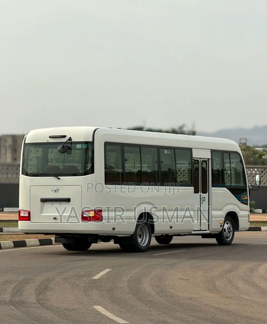 New Toyota Coaster 2025 White