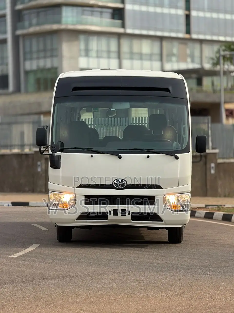 New Toyota Coaster 2025 White