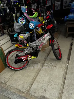 Red and Black 20-Inch Children's Mountain Bicycle
