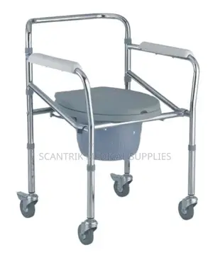 Commode Chair With Wheels – Reliable Toileting Aid for Senior Citizens