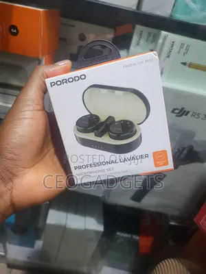 Porodo Professional Lavalier Microphone Set
