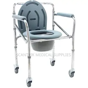 Commode Chair With Wheels for Elderly Care in Nigeria