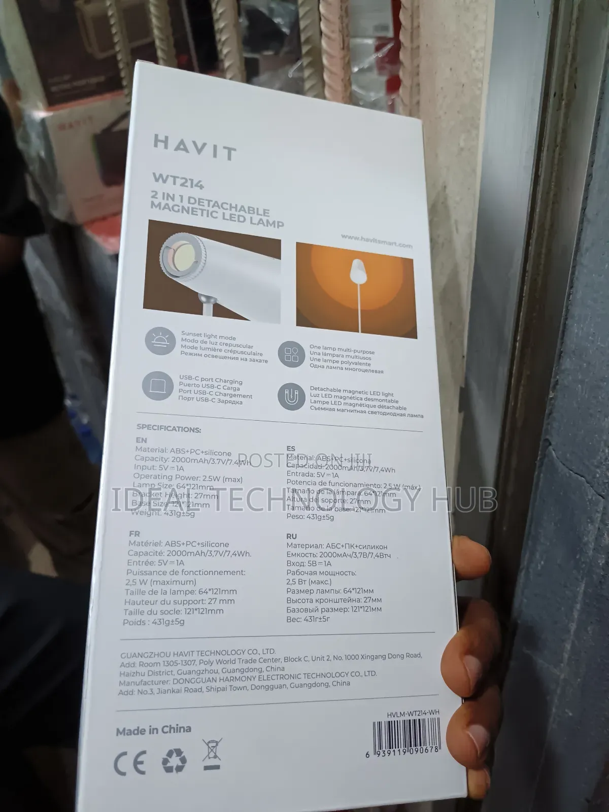 Havit 2 in 1 Detachable Magnetic Led Lamp
