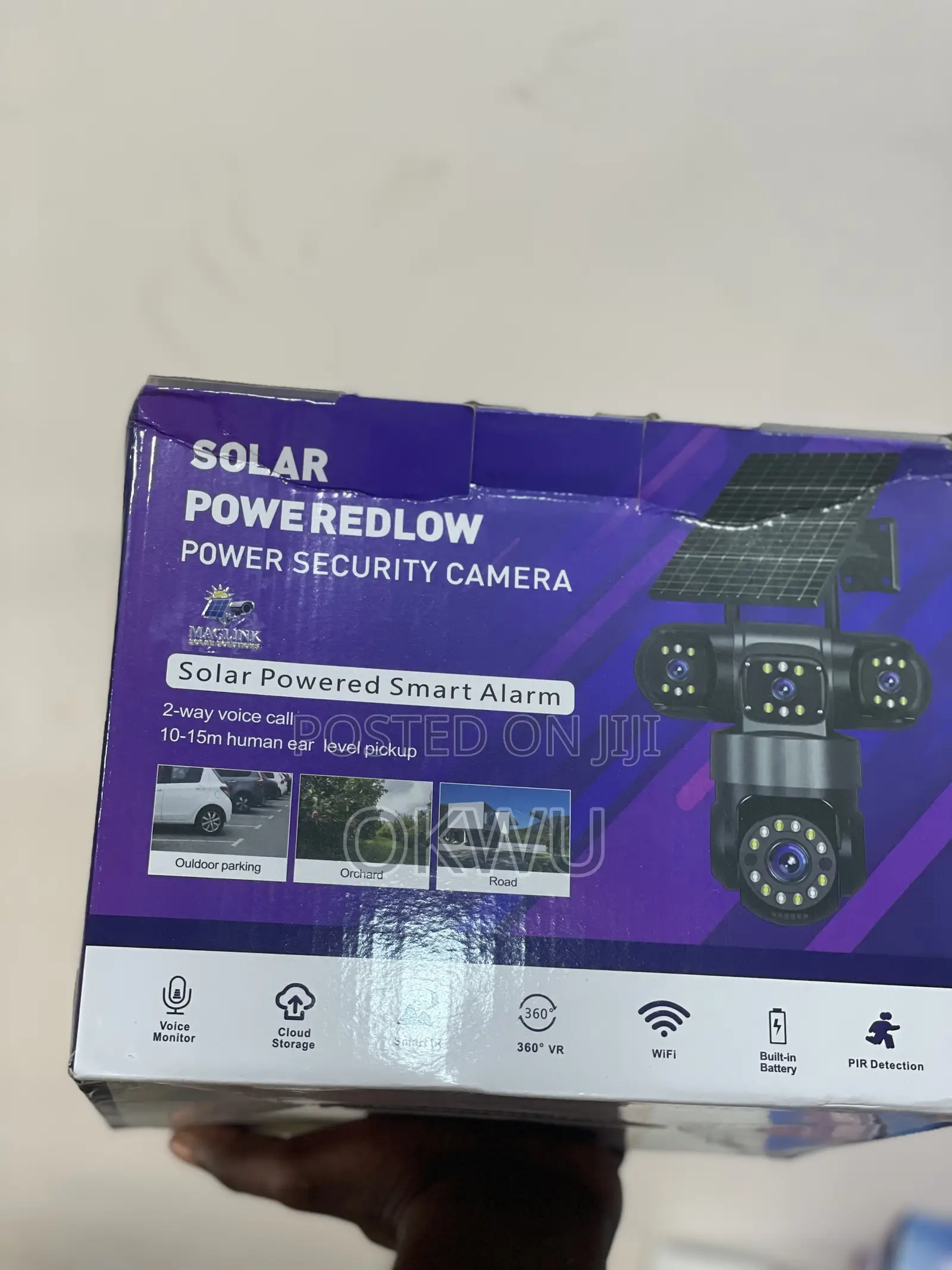 V380 Solar Camera