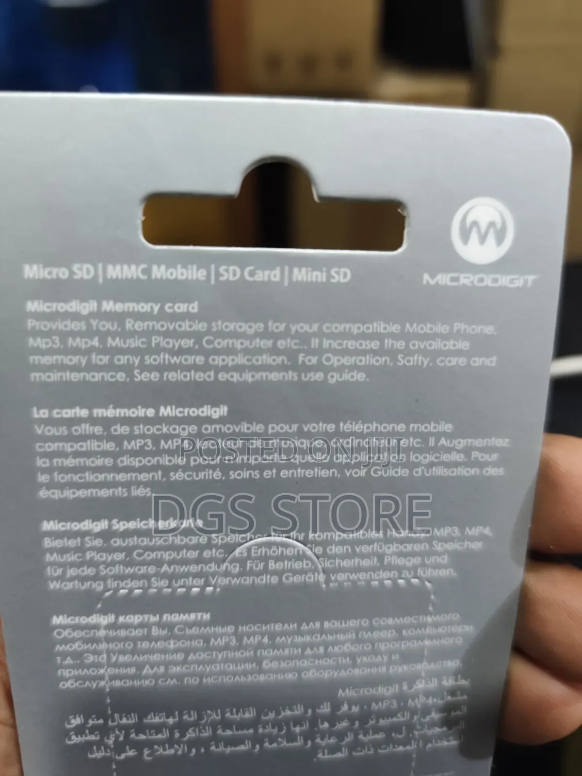 Original Microdigit 8gb Memory Card Micro