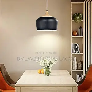 Black Pendant Light With Led Bulb