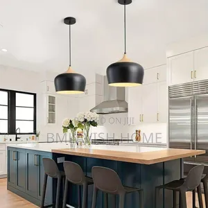 Black Pendant Light With Led Bulb