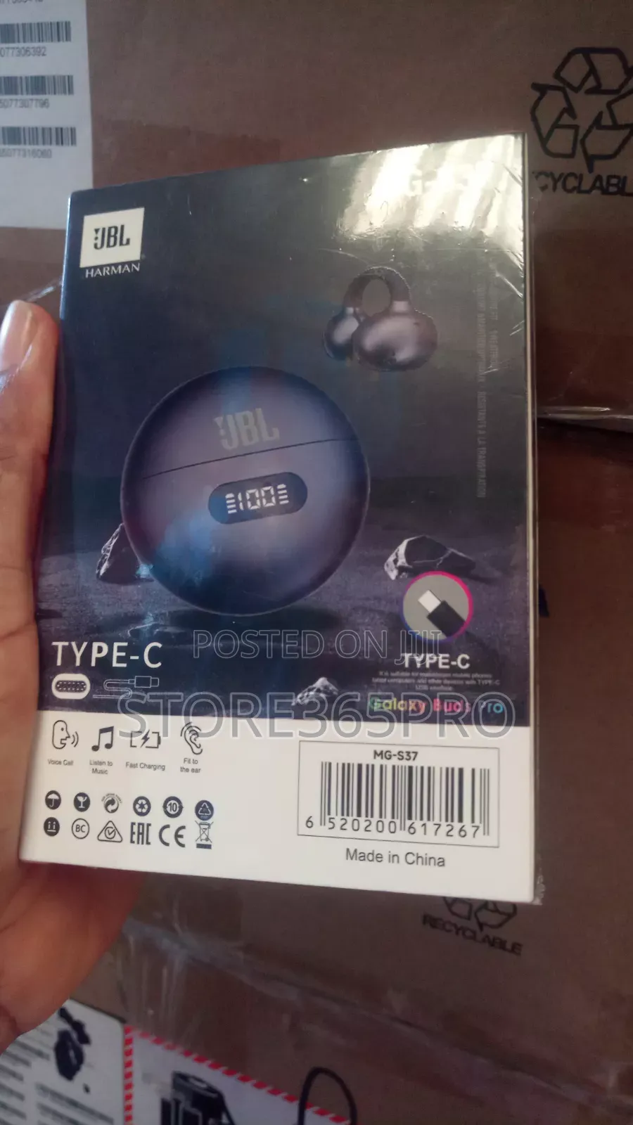 Open Snap Clip on Earbuds Ear Ring Bluetooth EarPod