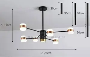 Nordic-Style 6-Light Led Chandelier