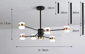 Nordic-Style 6-Light Led Chandelier