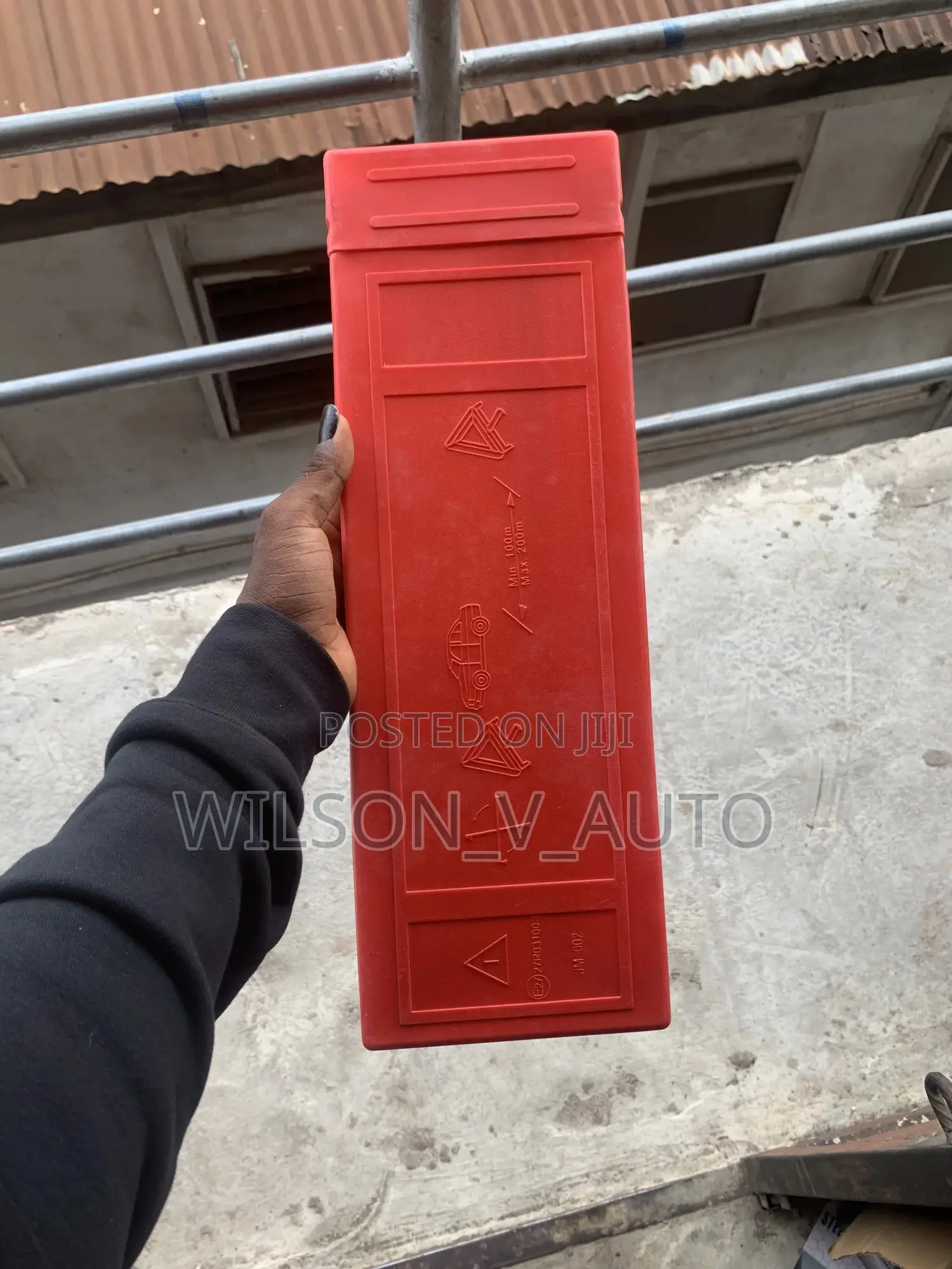 Heavy-Duty Foldable Emergency Warning Triangle Reflector