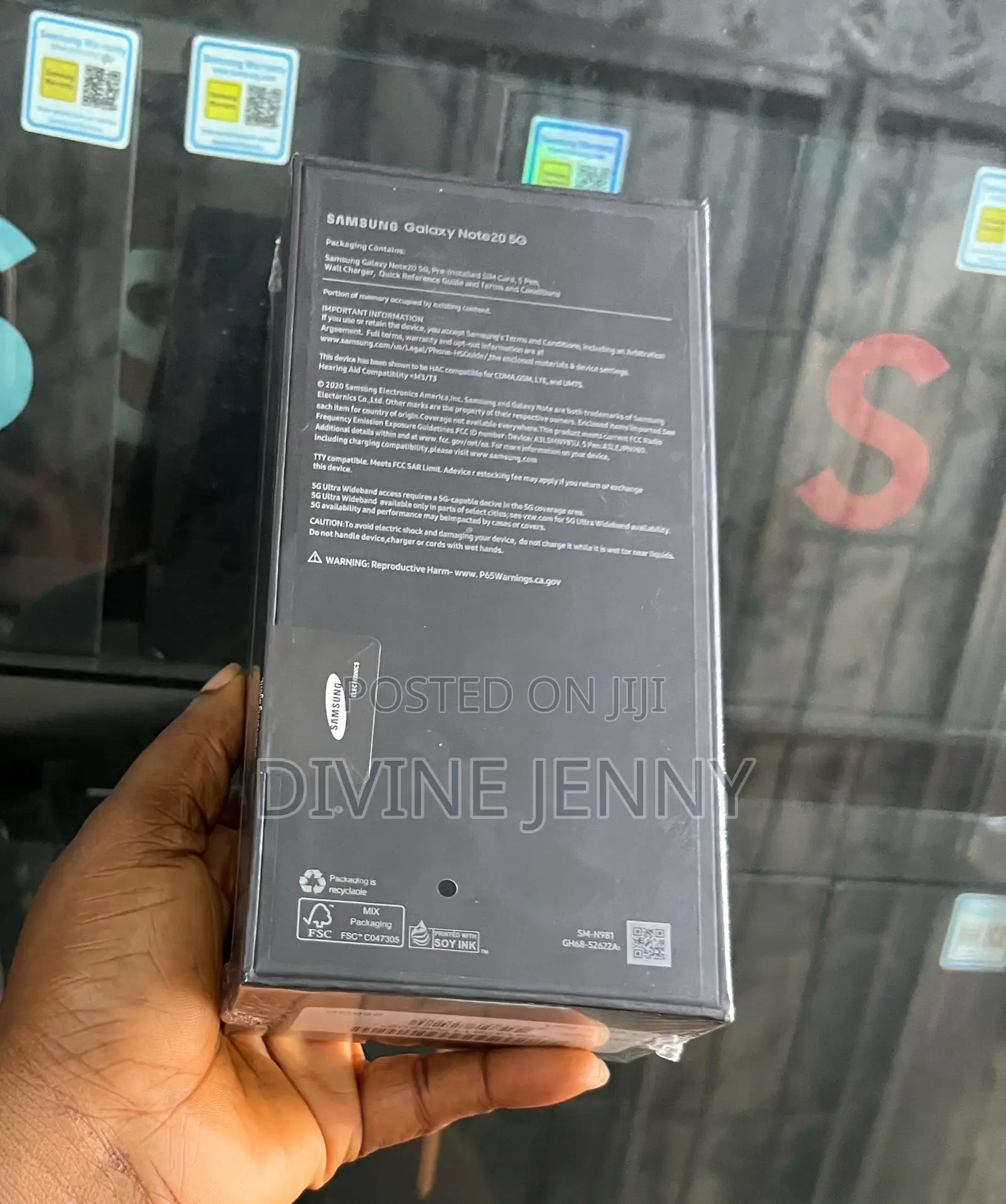New Samsung Galaxy Note 20 5G 256 GB Black