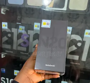 New Samsung Galaxy Note 20 5G 256 GB Black