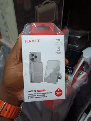 Havit 10000mah Power Bank With Magnetic Wireless Charger and Holder