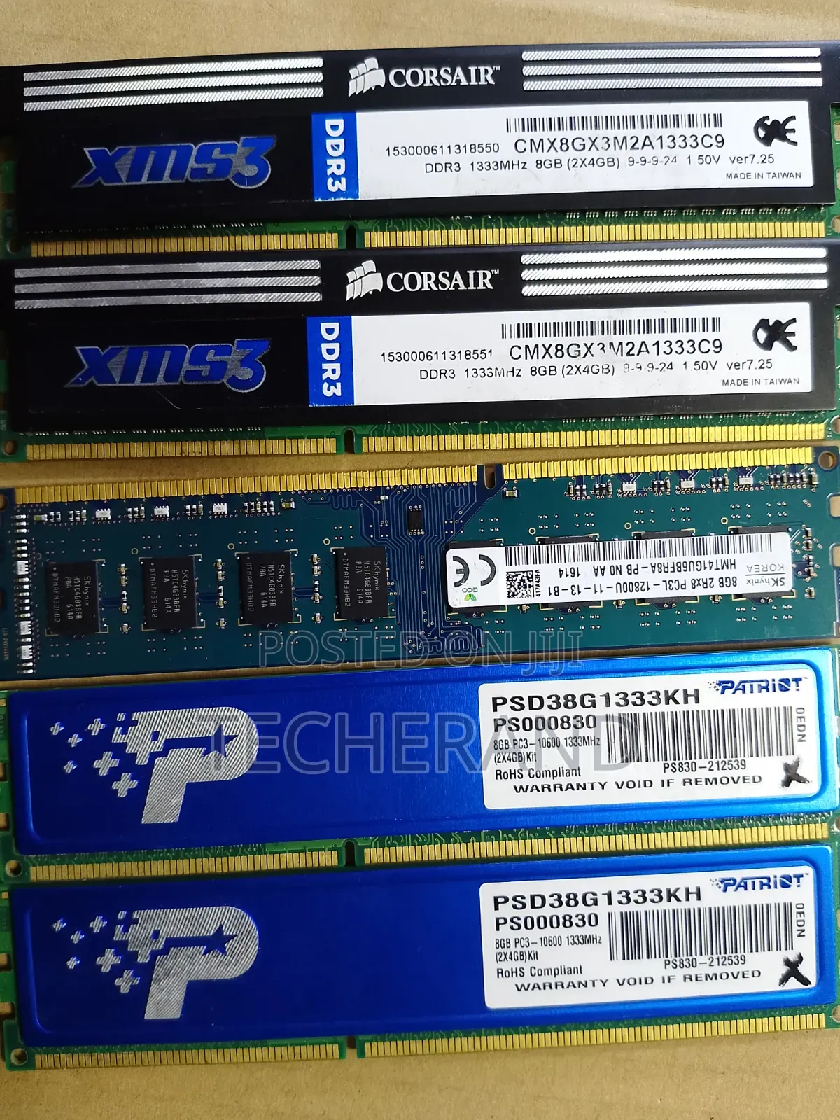 8gb Ddr3l or Pc3l Desktop Ram