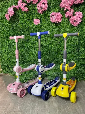 3-in-1 Convertible Scooters With Adjustable Seats For Children