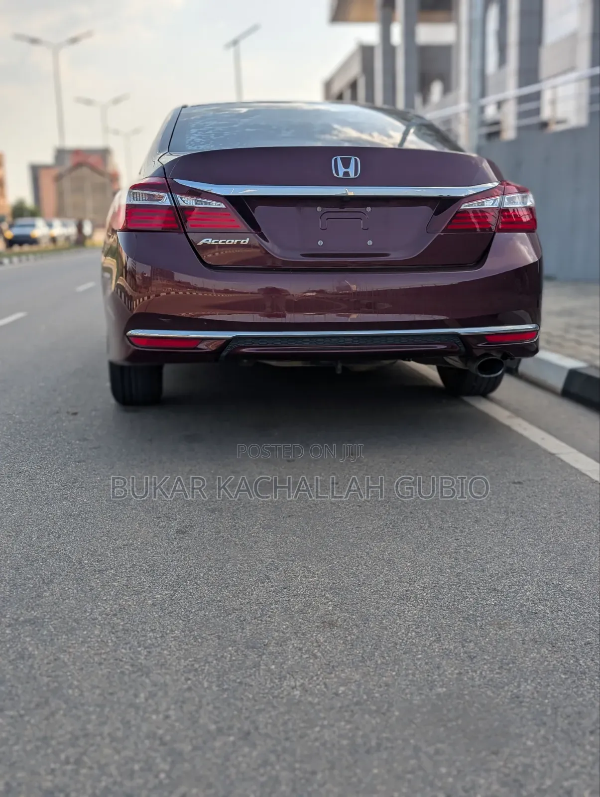 Honda Accord 2017 Maroon