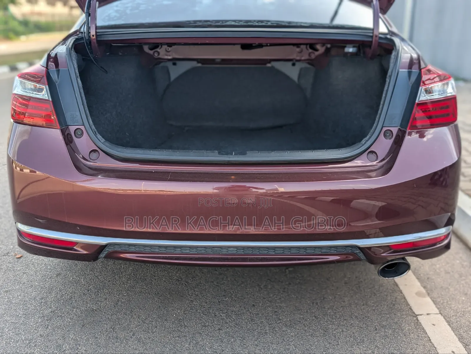 Honda Accord 2017 Maroon