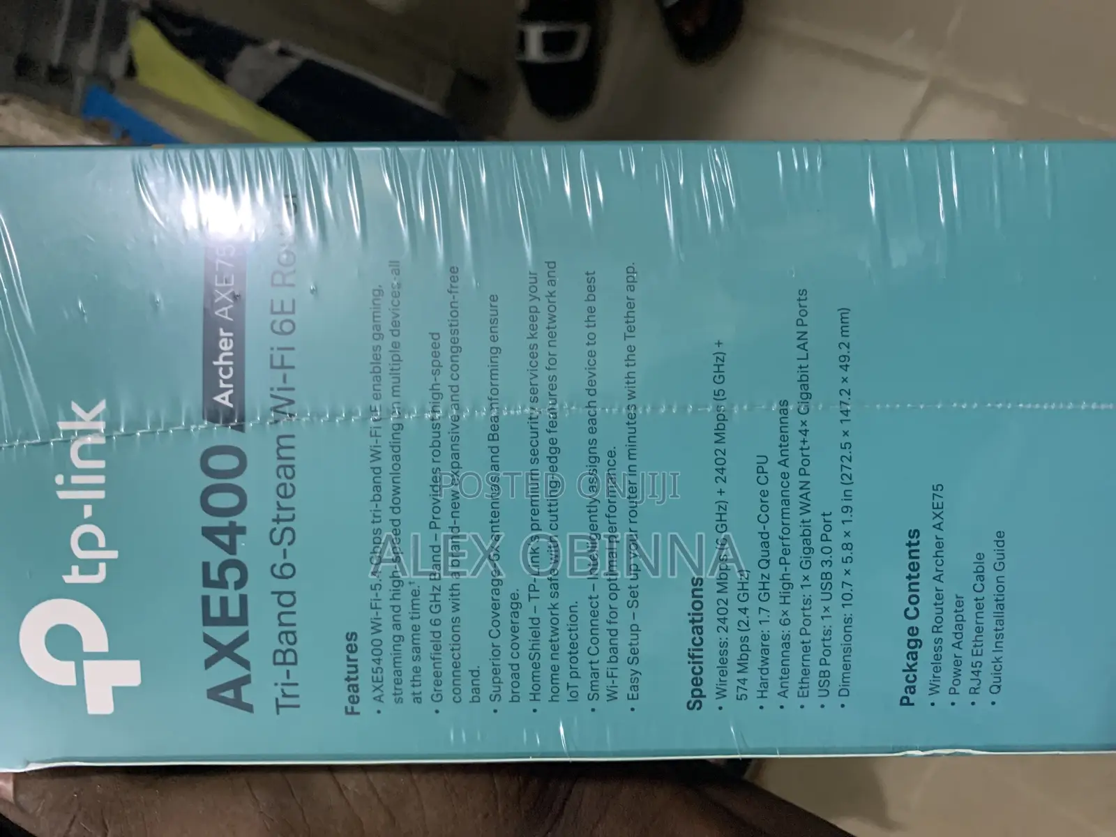 Ax5400 Dual Band 6 Gigabit Rputer