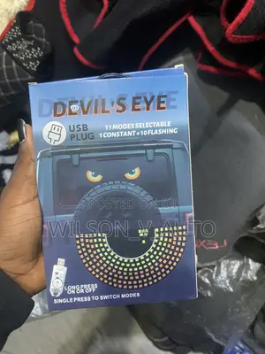 Devil's Eye Usb Led Car Atmosphere Light - 11 Modes