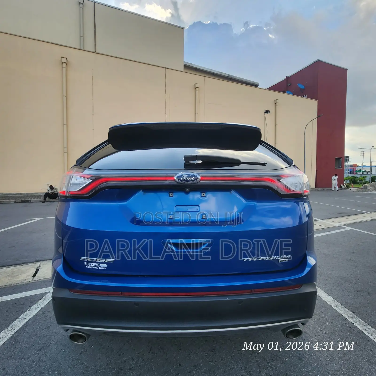 Ford Edge Titanium AWD 2018 Blue