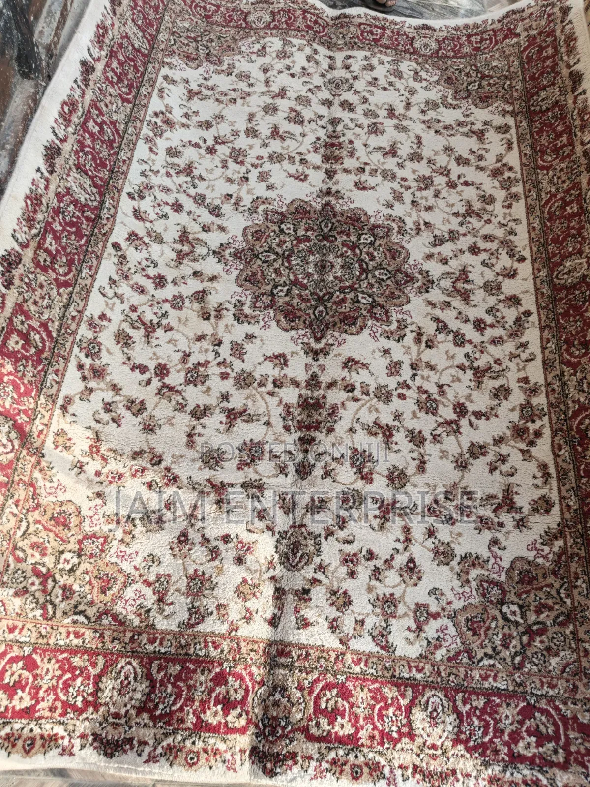 Multicolored 5 by 7 Turkish Center Rug