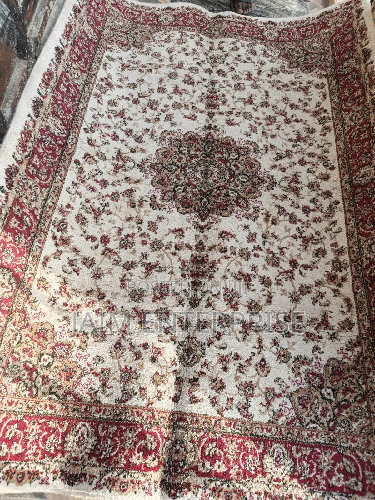 Multicolored 5 by 7 Turkish Center Rug