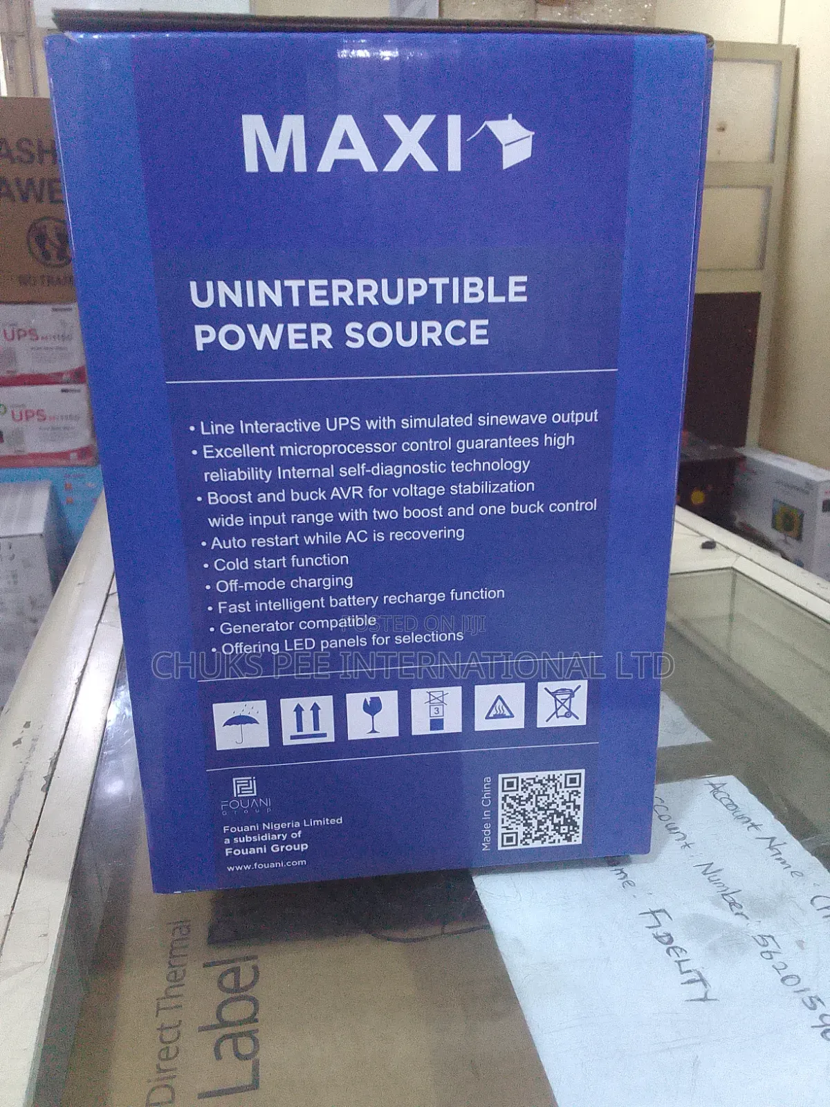 Maxi Line Interactive Ups 800va