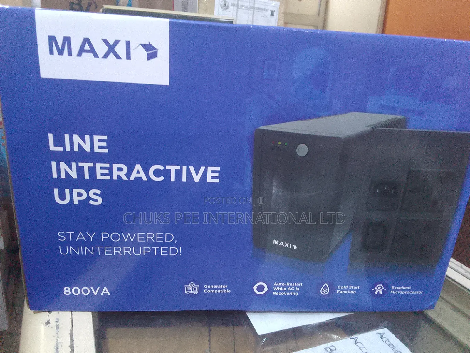 Maxi Line Interactive Ups 800va