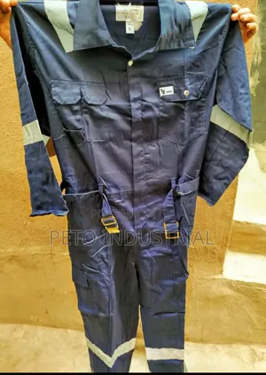 Straight Coverall Blue