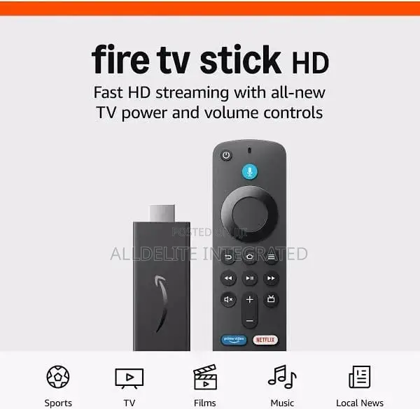 Fire Tv Stick Streaming Device With Remote + Tv Control