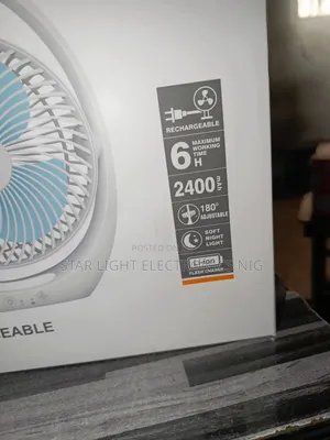 Adjustable Rechargeable Fan-7