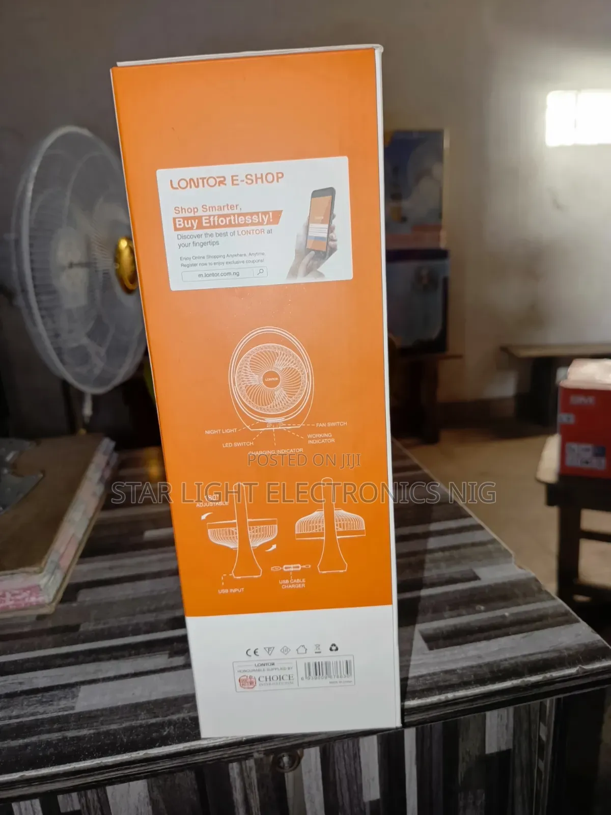 Adjustable Rechargeable Fan-7