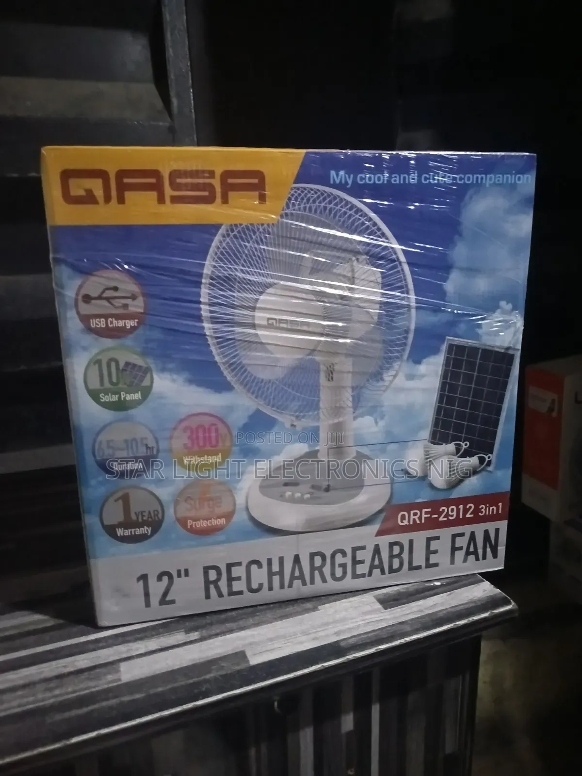 Qasa Table Fan 12 Inches