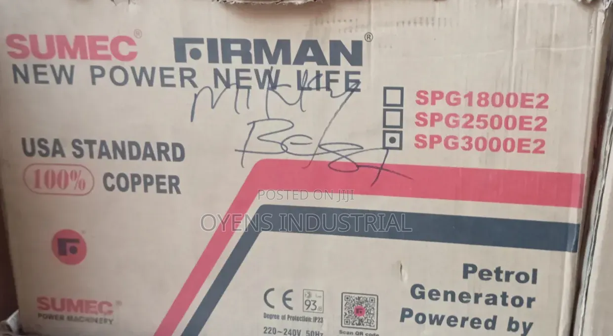 Sumec Firman 3000e2 -Key Starter Tyre
